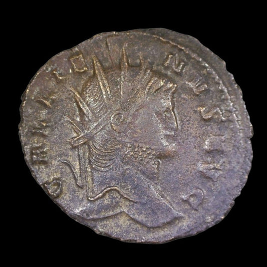 Ancient Roman Bronze Coin of Emperor Gallienus (Defender of the Empire in a Time of Chaos) - Kinzer Coins