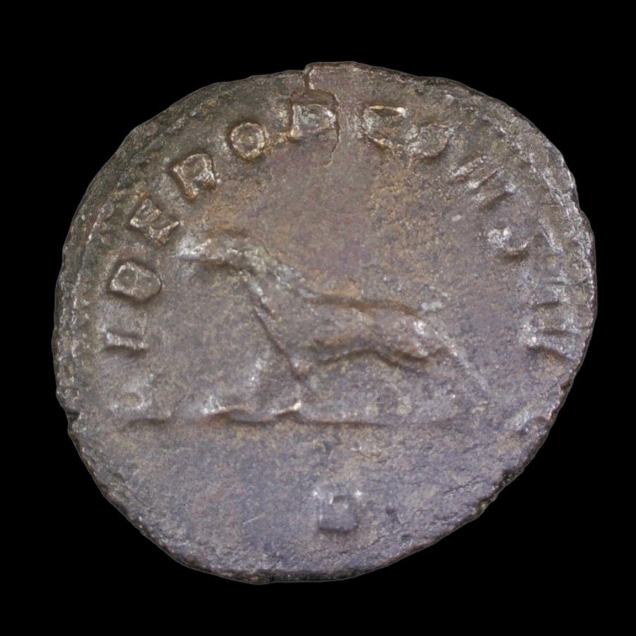 Ancient Roman Bronze Coin of Emperor Gallienus (Defender of the Empire in a Time of Chaos) - Kinzer Coins
