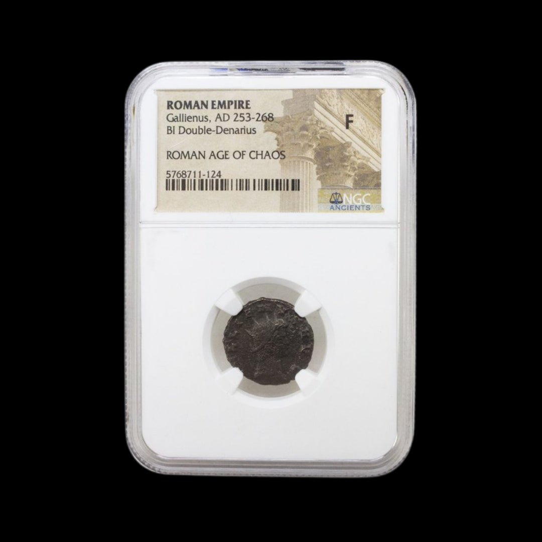 Ancient Roman Bronze Coin of Emperor Gallienus (Ruler During Rome’s Crisis Years) - Kinzer Coins