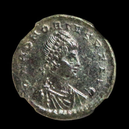 Ancient Roman Bronze Coin of Emperor Honorius (Ruler During Rome’s Final Centuries) - Kinzer Coins
