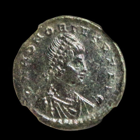 Ancient Roman Bronze Coin of Emperor Honorius (Ruler During Rome’s Final Centuries) - Kinzer Coins