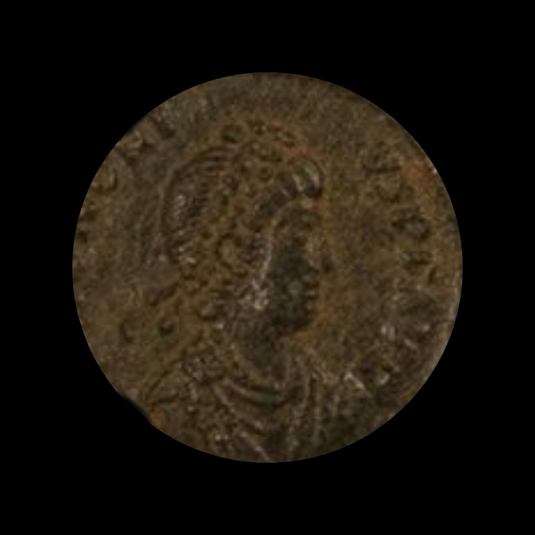 Ancient Roman Bronze Coin of Emperor Honorius (Western Roman Emperor) - Kinzer Coins