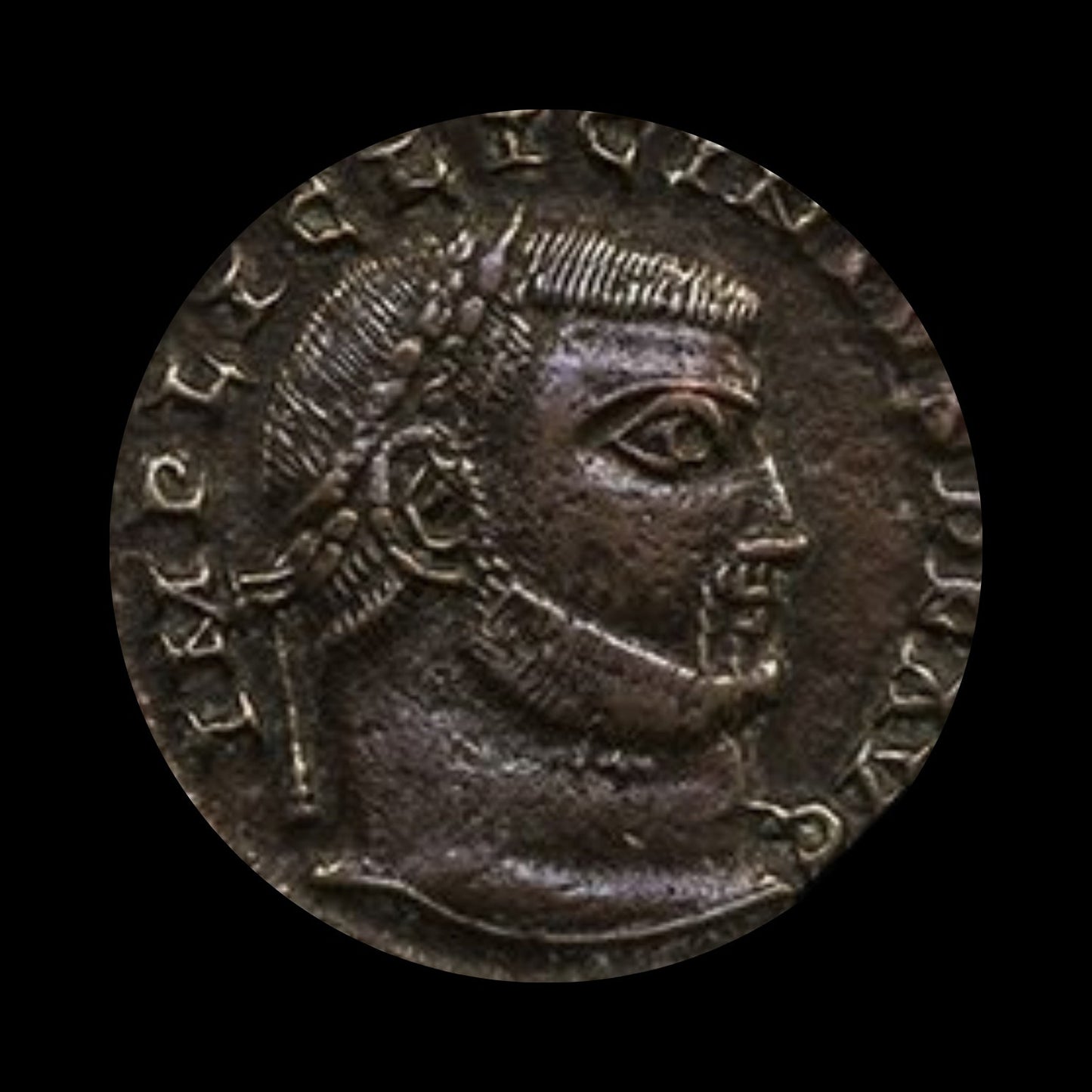 Ancient Roman Bronze Coin of Emperor Licinius I (Constantinian Era), c. AD 300s - Kinzer Coins