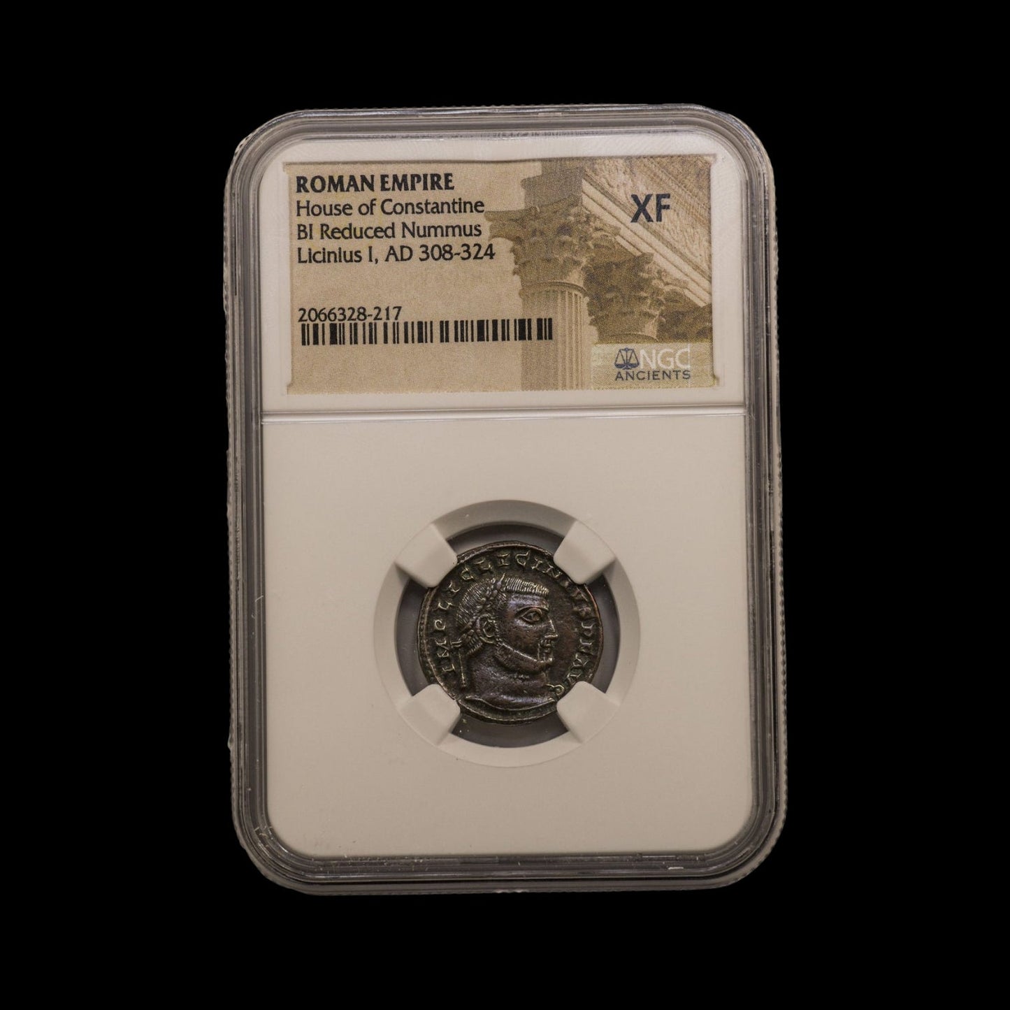 Ancient Roman Bronze Coin of Emperor Licinius I (Constantinian Era), c. AD 300s - Kinzer Coins