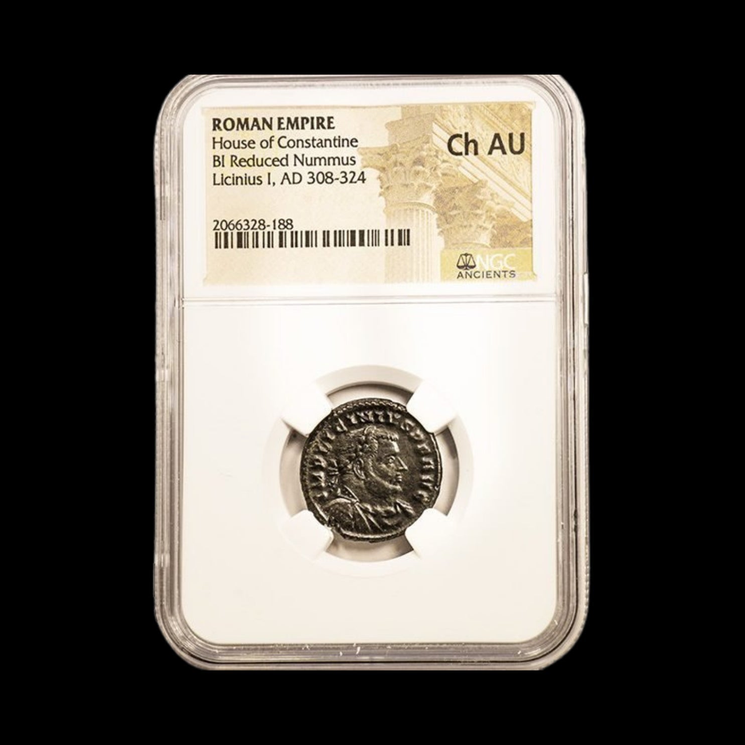 Ancient Roman Bronze Coin of Emperor Licinius I (Constantinian Era), c. AD 300s - Kinzer Coins