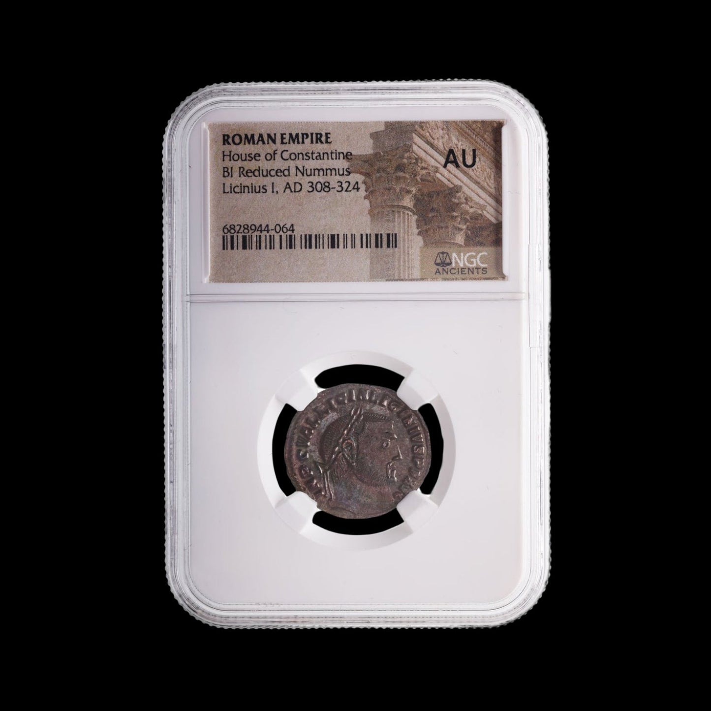 Ancient Roman Bronze Coin of Emperor Licinius I (Constantinian Era), c. AD 300s - Kinzer Coins