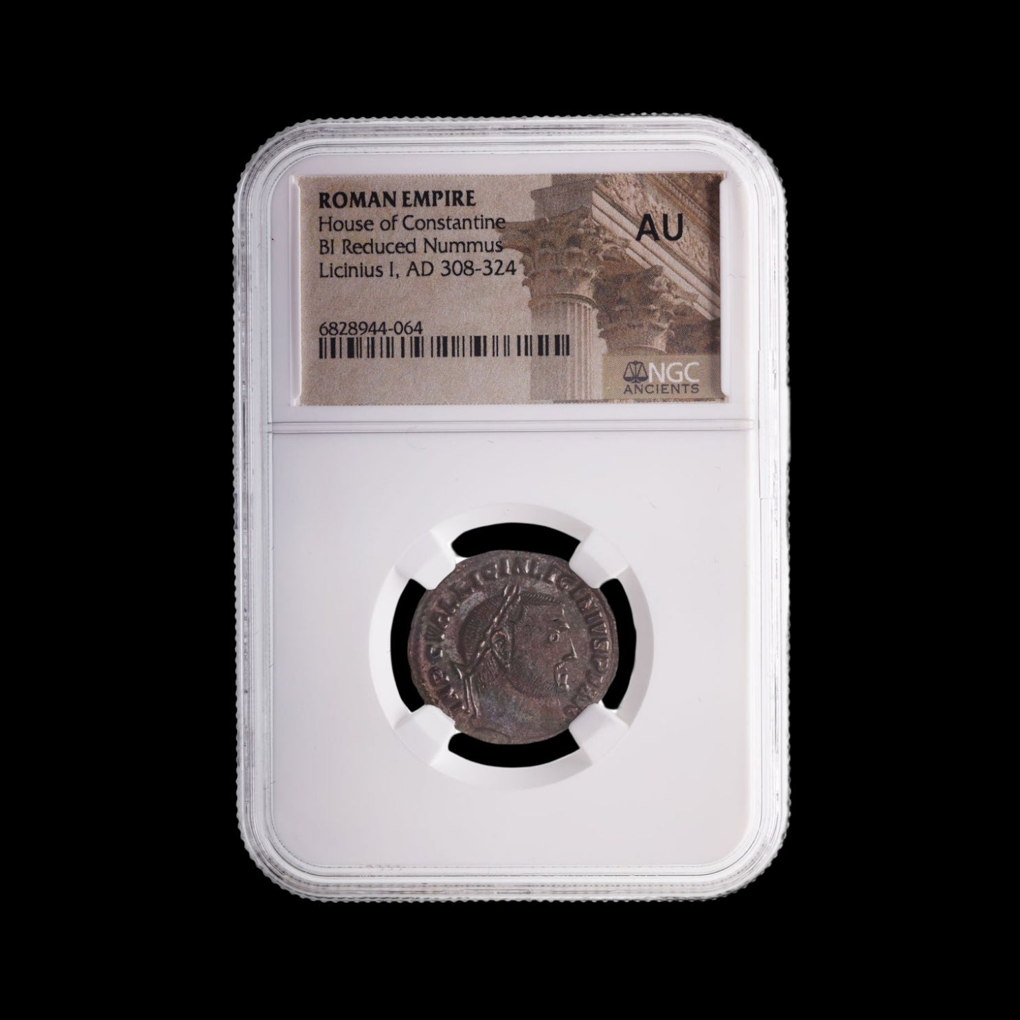 Ancient Roman Bronze Coin of Emperor Licinius I (Constantinian Era), c. AD 300s - Kinzer Coins