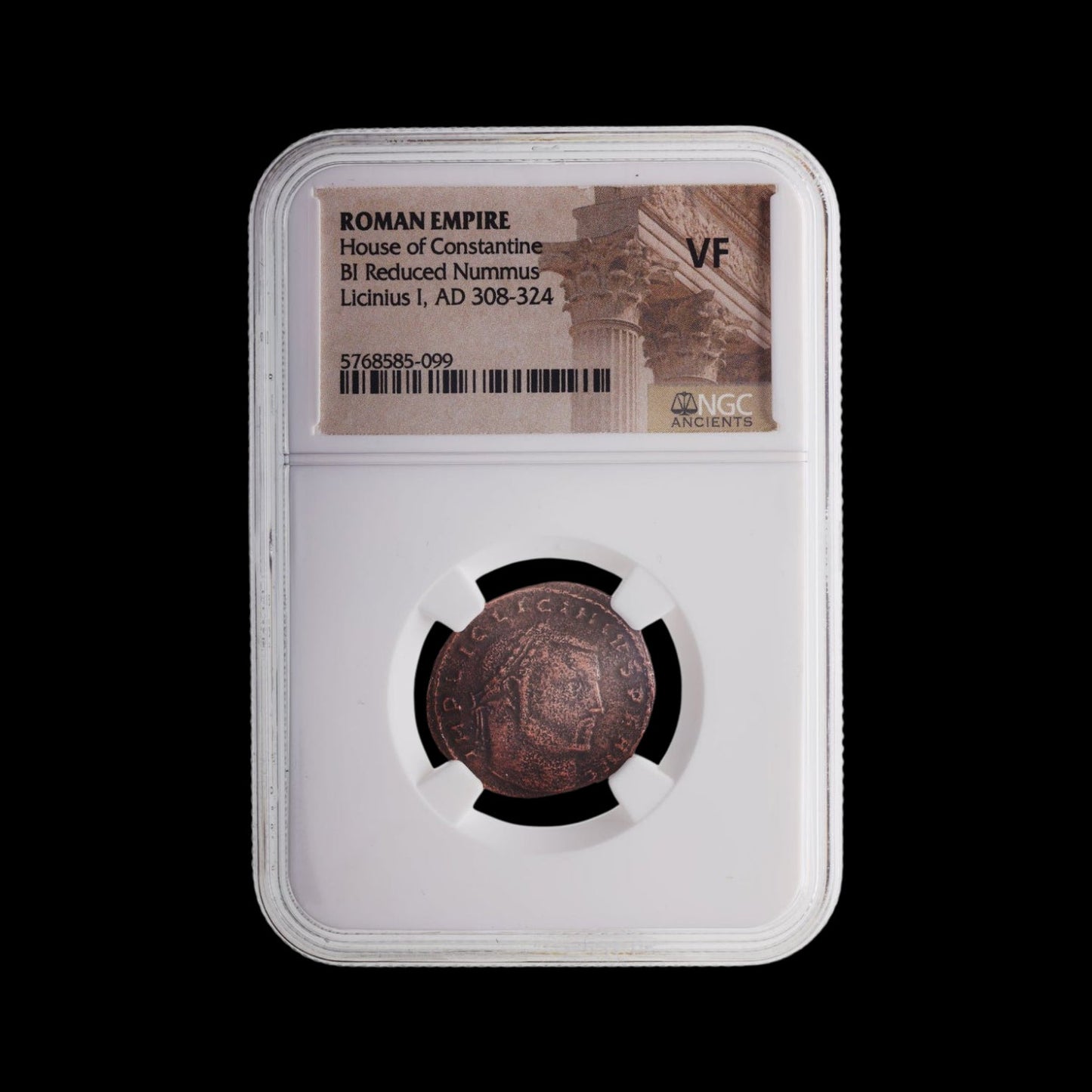 Ancient Roman Bronze Coin of Emperor Licinius I (Constantinian Era), c. AD 300s - Kinzer Coins