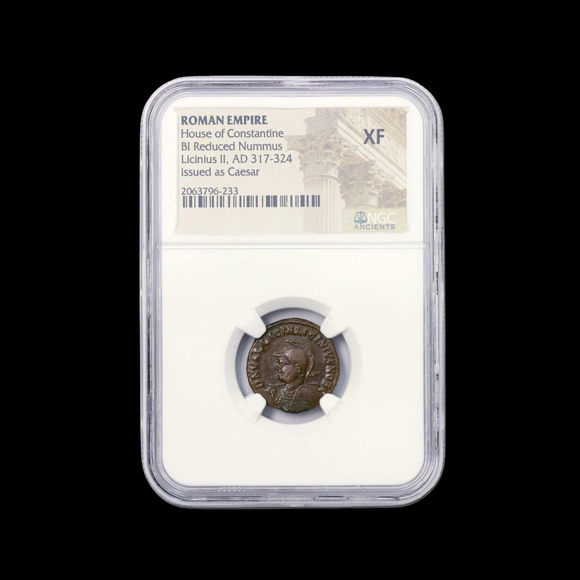 Ancient Roman Bronze Coin of Emperor Licinius II (Rival Dynasty of Constantine the Great) - Kinzer Coins