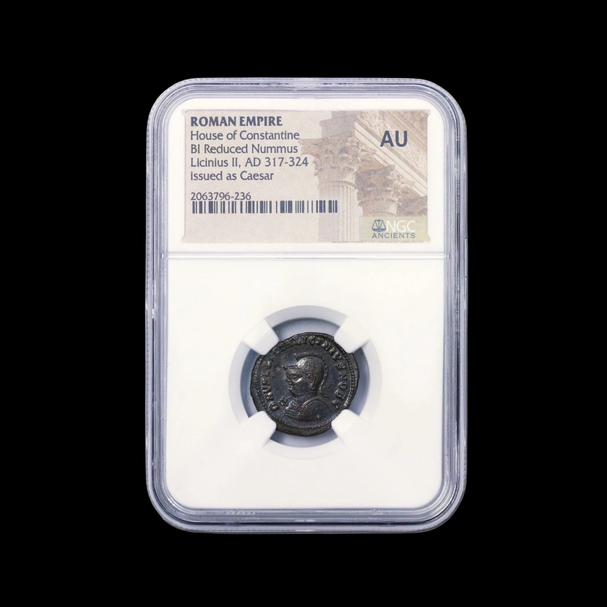 Ancient Roman Bronze Coin of Emperor Licinius II (Rival Dynasty of Constantine the Great) - Kinzer Coins