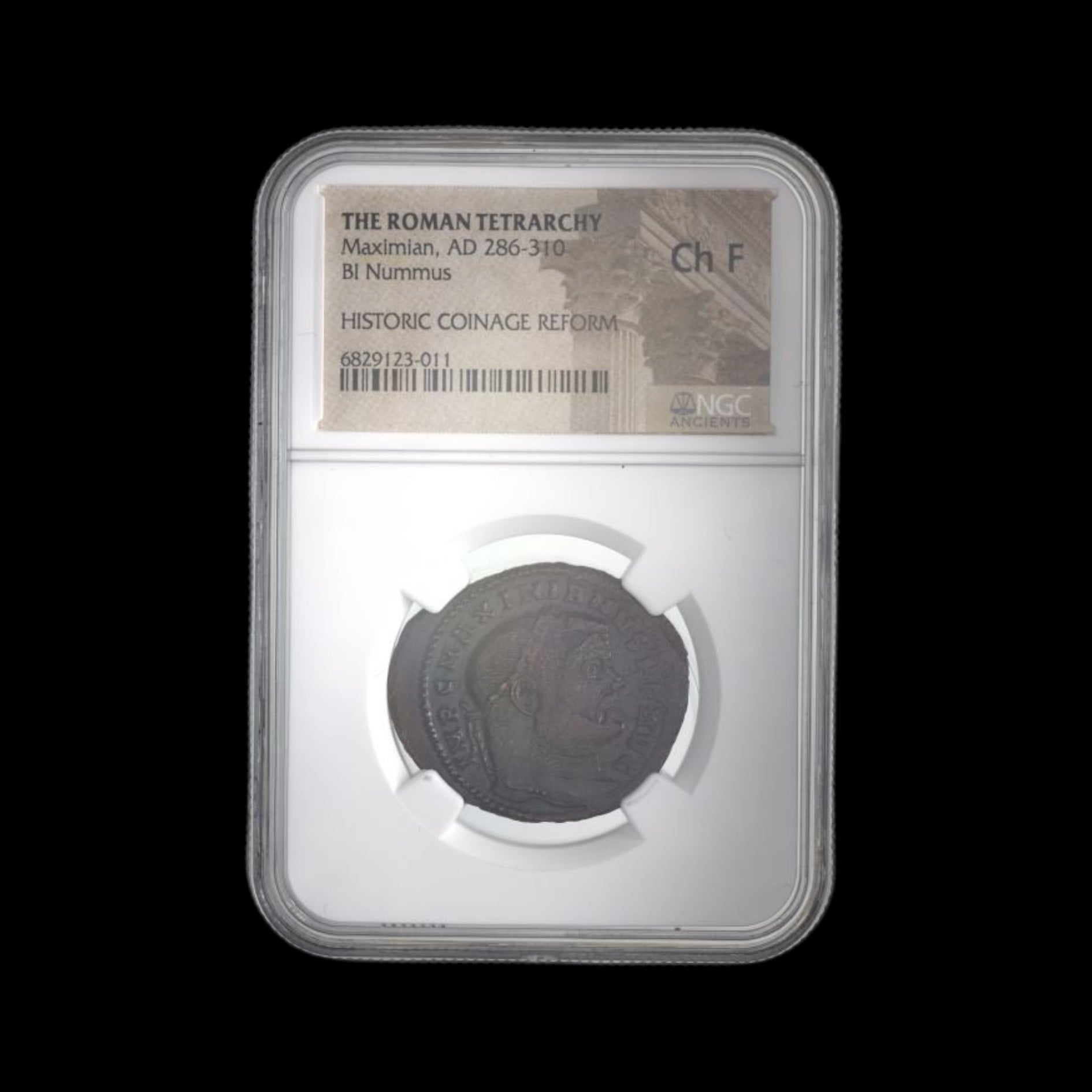 Ancient Roman Bronze Coin of Emperor Maximian (Co - Ruler with Diocletian) - Kinzer Coins