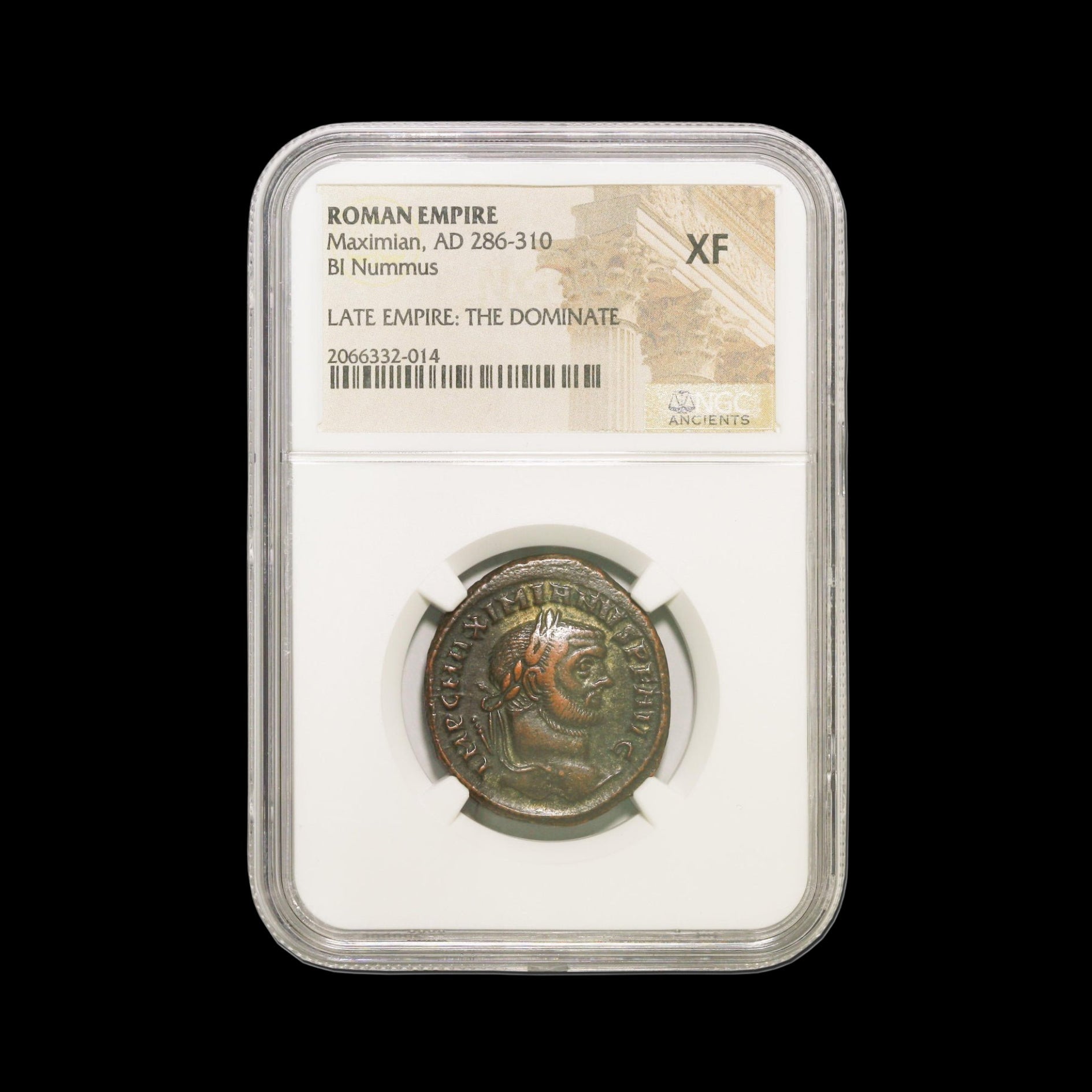 Ancient Roman Bronze Coin of Emperor Maximian (Co - Ruler with Diocletian) - Kinzer Coins