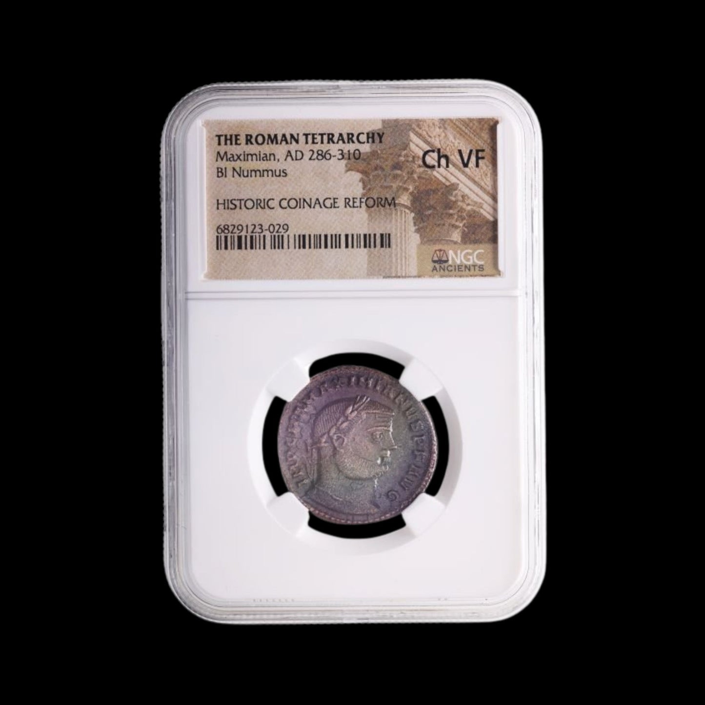 Ancient Roman Bronze Coin of Emperor Maximian (Co - Ruler with Diocletian) - Kinzer Coins