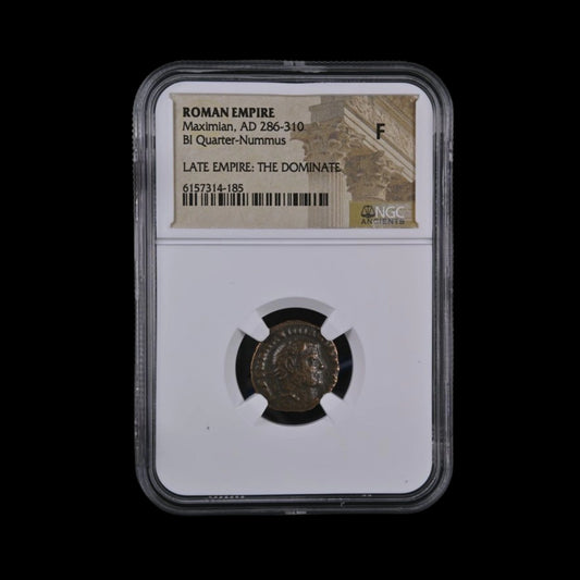 Ancient Roman Bronze Coin of Emperor Maximian (Leader of the Tetrarchy) - Kinzer Coins