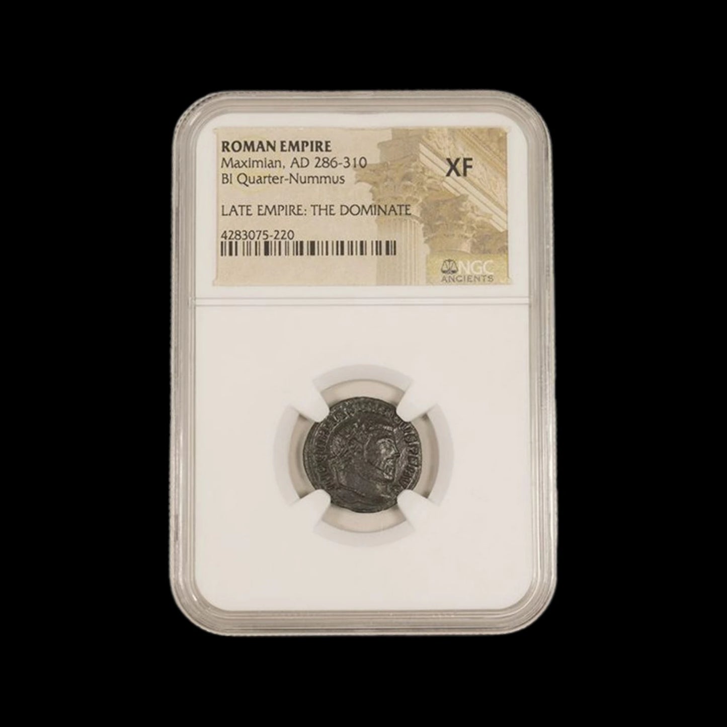 Ancient Roman Bronze Coin of Emperor Maximian (Leader of the Tetrarchy) - Kinzer Coins