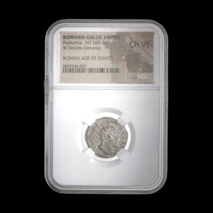 Ancient Roman Bronze Coin of Emperor Postumus (Founder of the Gallic Empire), NGC Certified - Kinzer Coins