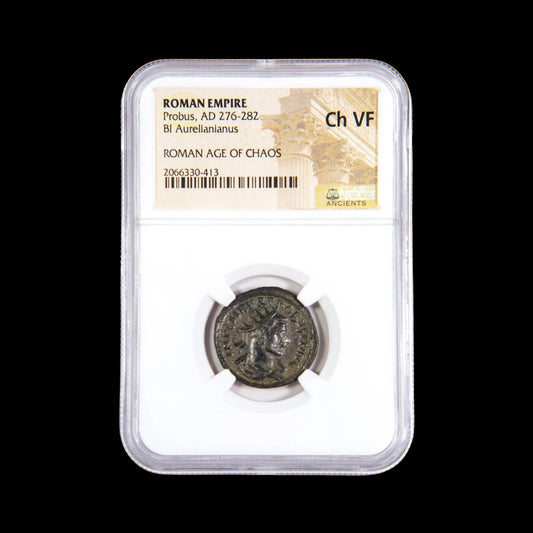 Ancient Roman Bronze Coin of Emperor Probus (Restorer of Stability After Rome’s Crisis) - Kinzer Coins