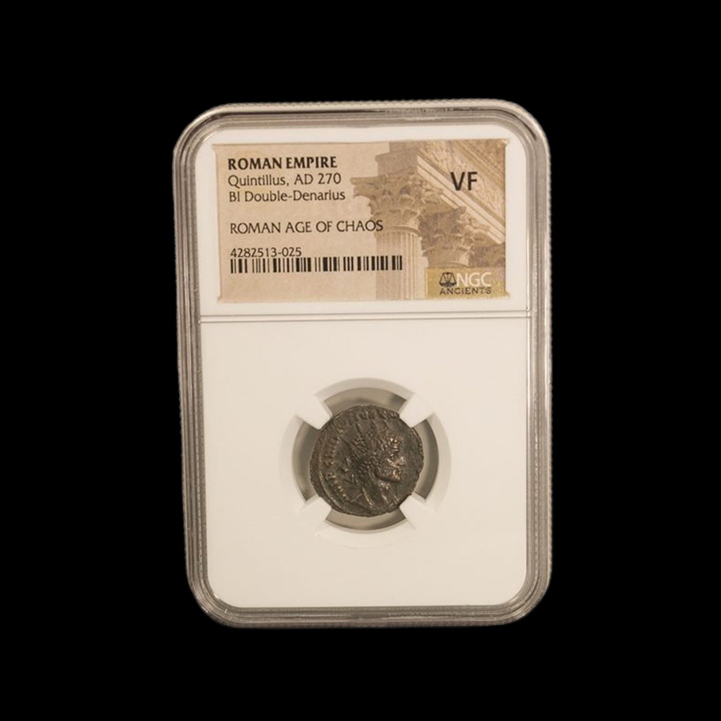 Ancient Roman Bronze Coin of Emperor Quintillus (Briefly Ruled After Claudius II) - Kinzer Coins