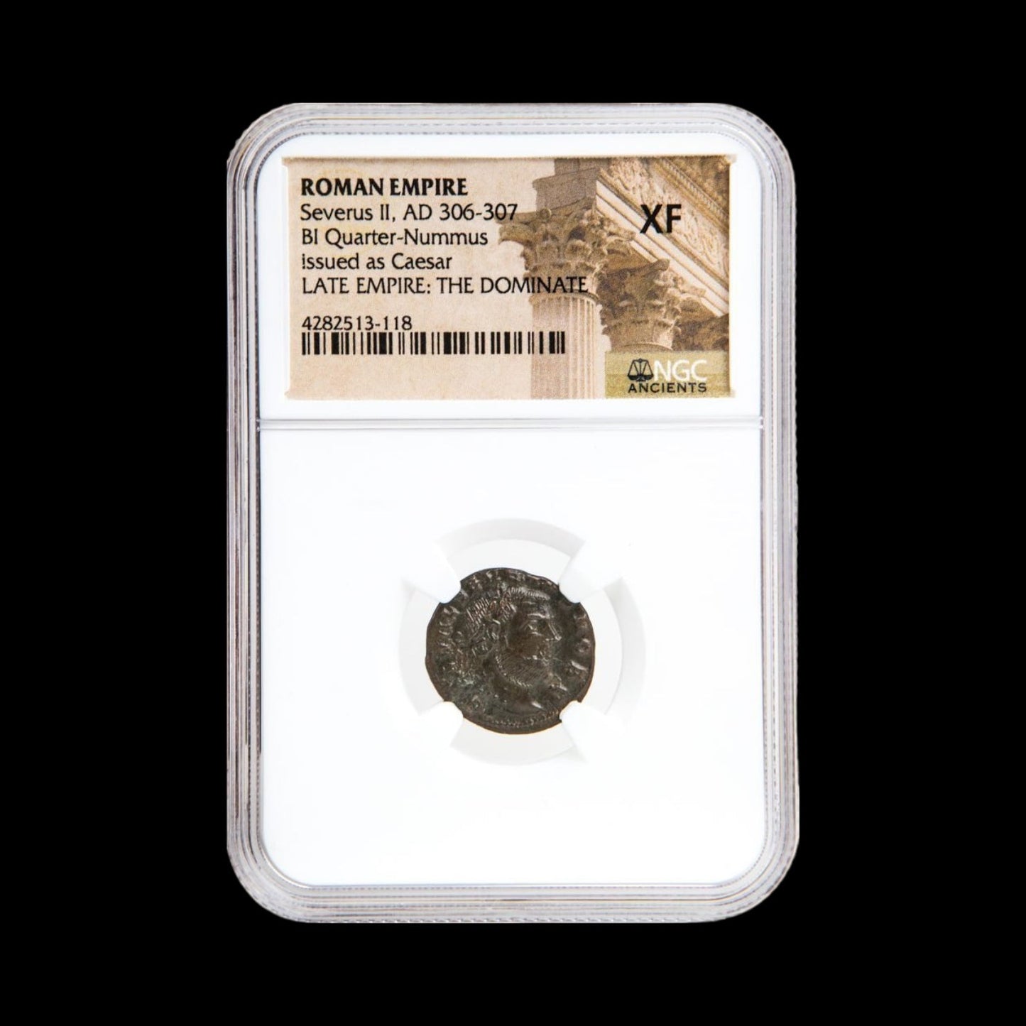 Ancient Roman Bronze Coin of Emperor Severus II (Tetrarch Under Diocletian) - Kinzer Coins