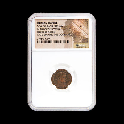 Ancient Roman Bronze Coin of Emperor Severus II (Tetrarch Under Diocletian) - Kinzer Coins