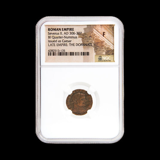 Ancient Roman Bronze Coin of Emperor Severus II (Tetrarch Under Diocletian) - Kinzer Coins