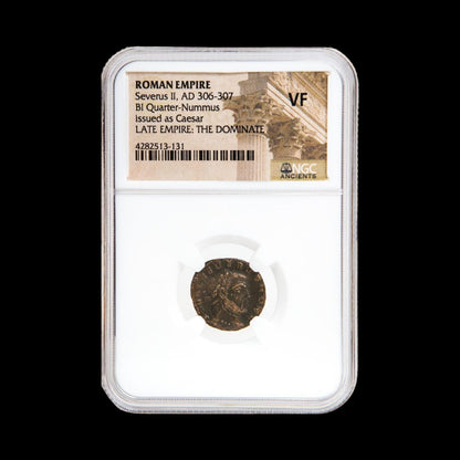 Ancient Roman Bronze Coin of Emperor Severus II (Tetrarch Under Diocletian) - Kinzer Coins