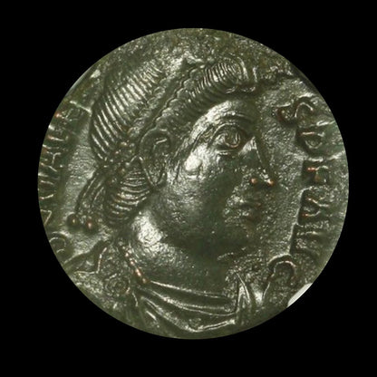 Ancient Roman Bronze Coin of Emperor Valens (Ruler During Rome’s Final Centuries) - Kinzer Coins