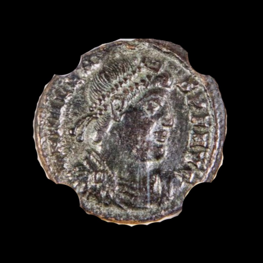 Ancient Roman Bronze Coin of Emperor Valens (Ruler During Rome’s Final Centuries) - Kinzer Coins