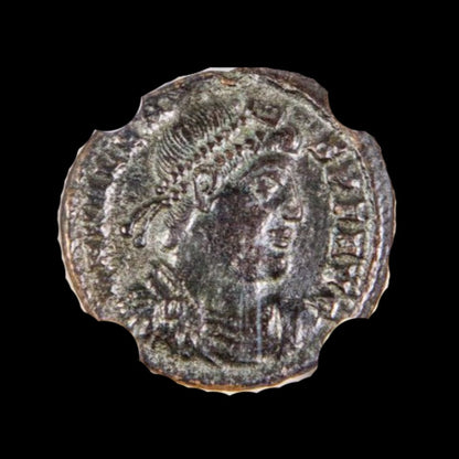Ancient Roman Bronze Coin of Emperor Valens (Ruler During Rome’s Final Centuries) - Kinzer Coins