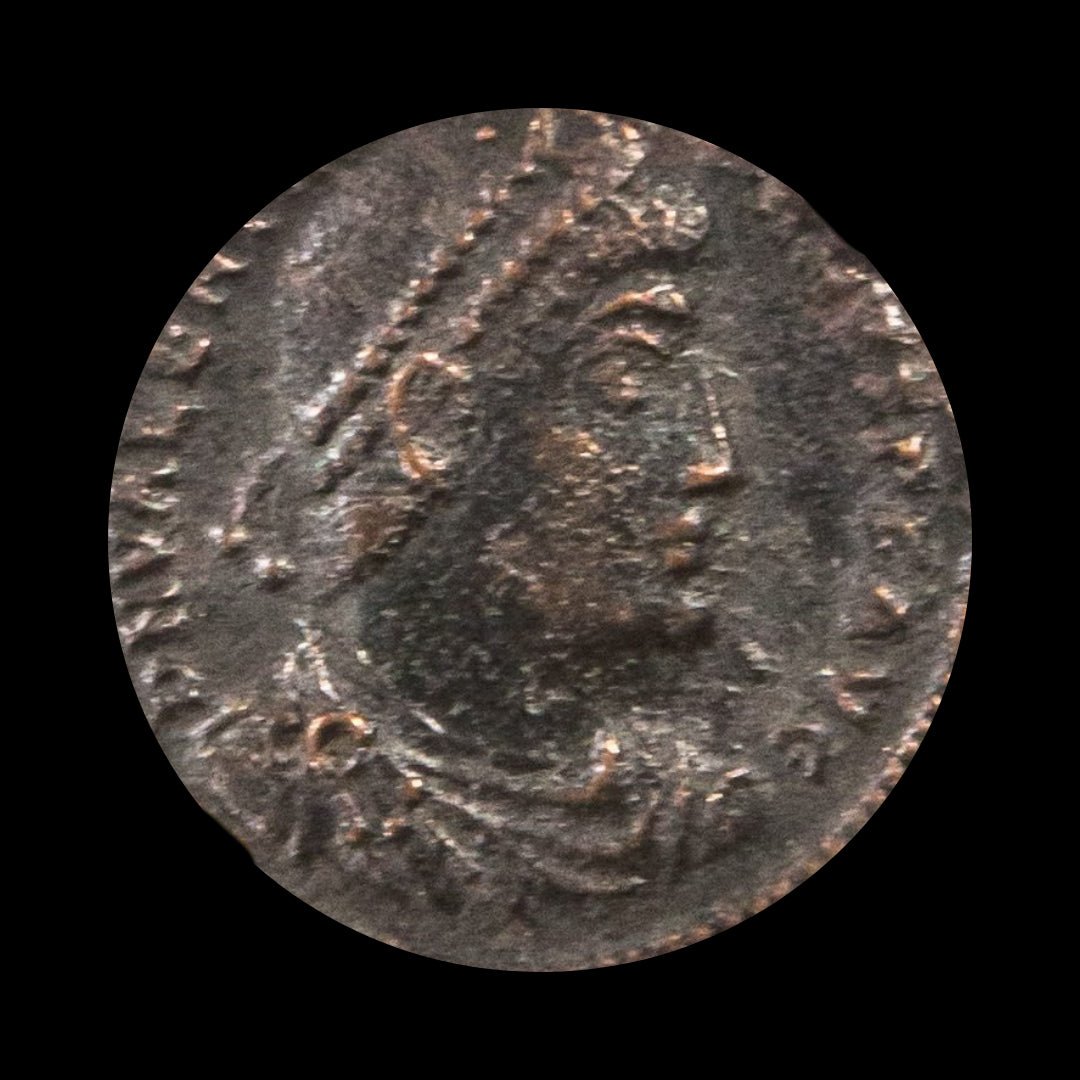 Ancient Roman Bronze Coin of Emperor Valentinian I (Defender of the Western Roman Empire) - Kinzer Coins