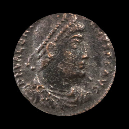 Ancient Roman Bronze Coin of Emperor Valentinian I (Defender of the Western Roman Empire) - Kinzer Coins