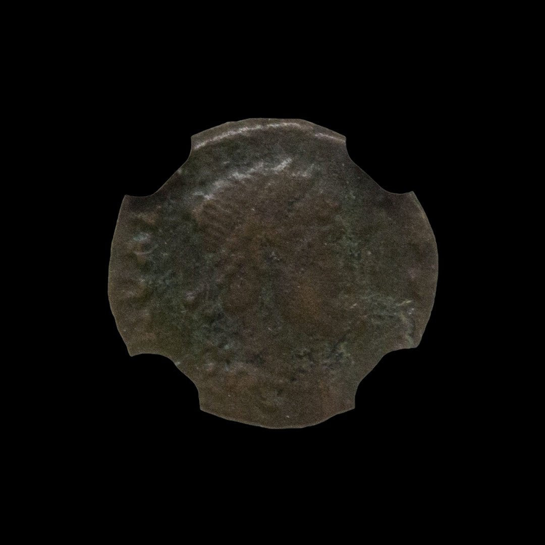 Ancient Roman Bronze Coin of Emperor Valentinian III (Last Emperors of the Western Roman Empire) - Kinzer Coins