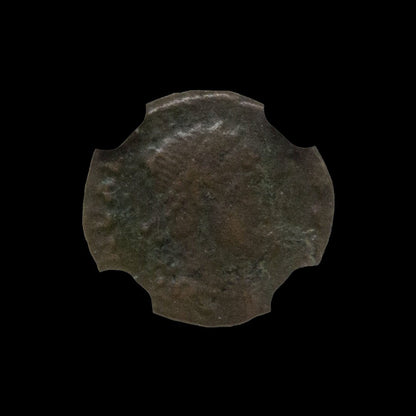 Ancient Roman Bronze Coin of Emperor Valentinian III (Last Emperors of the Western Roman Empire) - Kinzer Coins