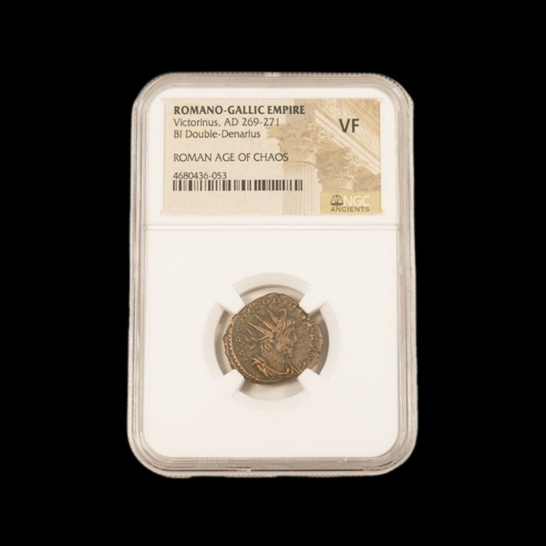 Ancient Roman Bronze Coin of Emperor Victorinus (Ruler of the Gallic Empire) - Kinzer Coins