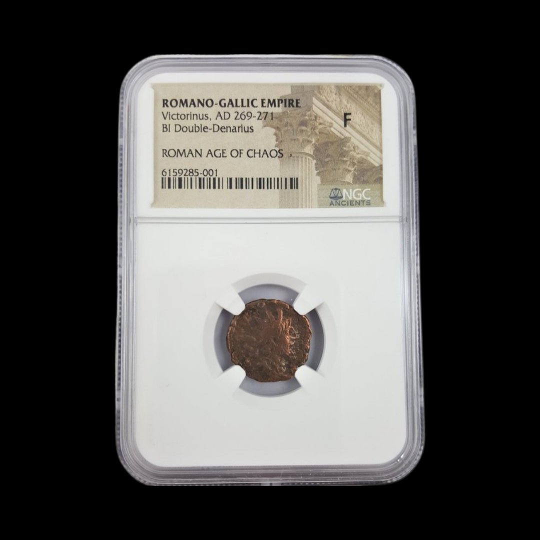 Ancient Roman Bronze Coin of Emperor Victorinus (Ruler of the Gallic Empire) - Kinzer Coins
