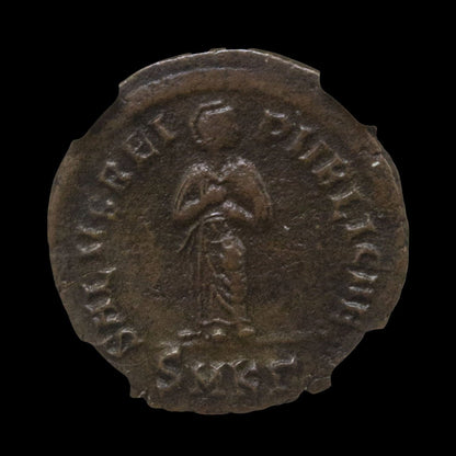 Ancient Roman Bronze Coin of Empress Aelia Flaccilla (Wife of Emperor Theodosius I) - Kinzer Coins