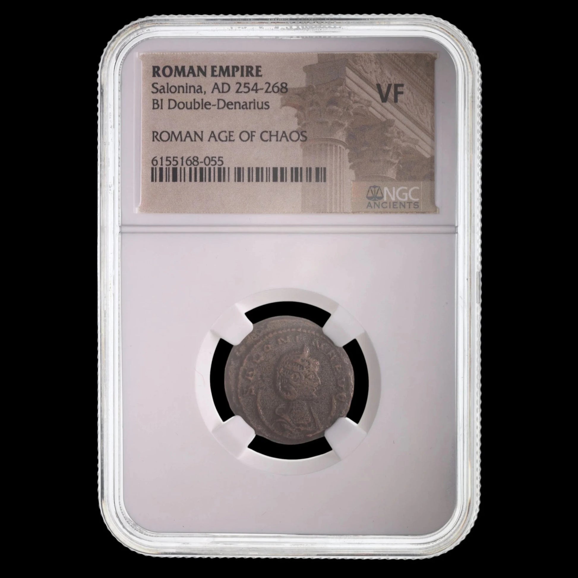 Ancient Roman Bronze Coin of Empress Salonina (Wife of Emperor Gallienus) - Kinzer Coins