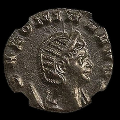 Ancient Roman Bronze Coin of Empress Salonina (Wife of Emperor Gallienus) - Kinzer Coins