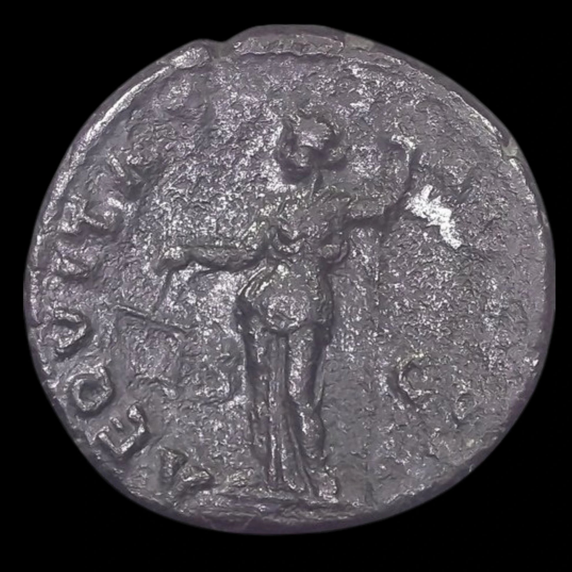 Ancient Roman Bronze Coin of Titus (Future Emperor Who Built the Colosseum) - Kinzer Coins