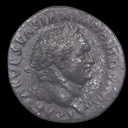 Ancient Roman Bronze Coin of Titus (Future Emperor Who Built the Colosseum) - Kinzer Coins