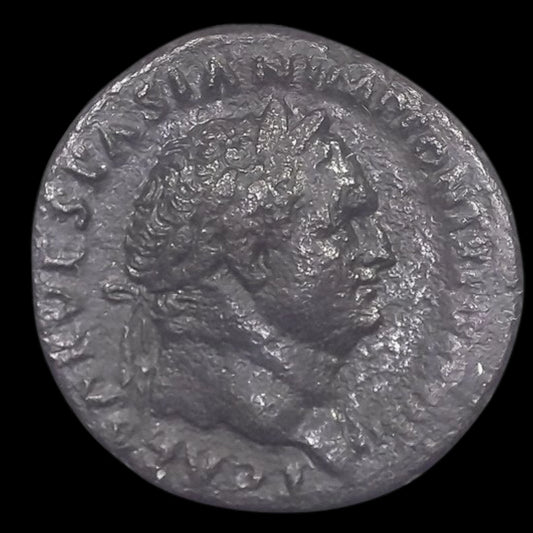 Ancient Roman Bronze Coin of Titus (Future Emperor Who Built the Colosseum) - Kinzer Coins