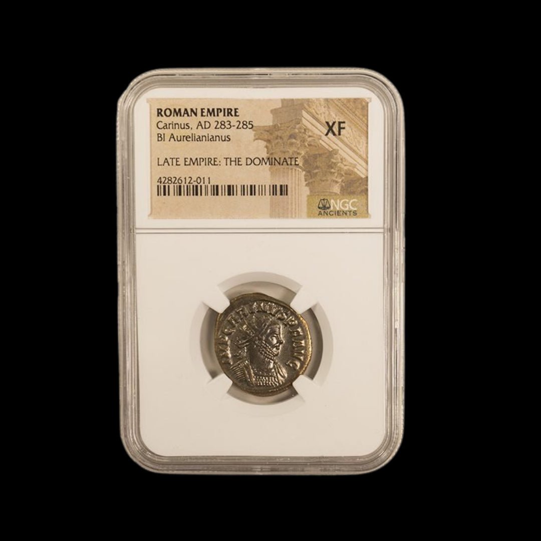 Ancient Roman Coin of Emperor Carinus (Ruler at the End of Rome’s Crisis Years) - Kinzer Coins