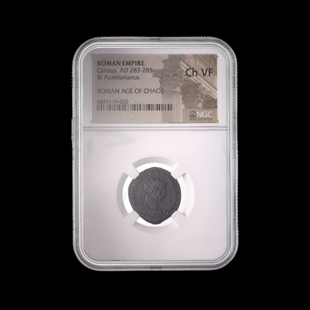 Ancient Roman Coin of Emperor Carinus (Ruler at the End of Rome’s Crisis Years) - Kinzer Coins