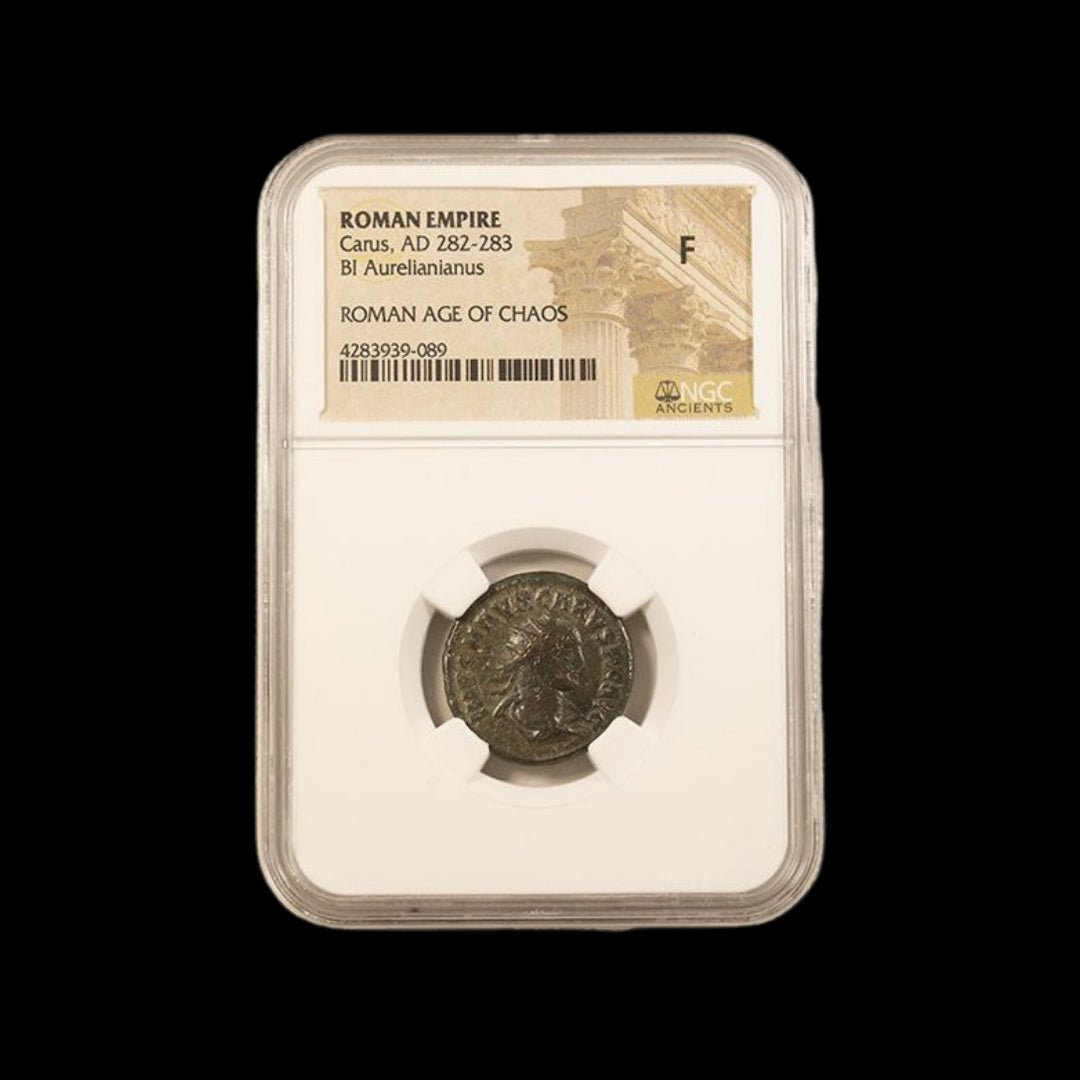 Ancient Roman Coin of Emperor Carus (Short - Reigned Emperor Before Diocletian) - Kinzer Coins