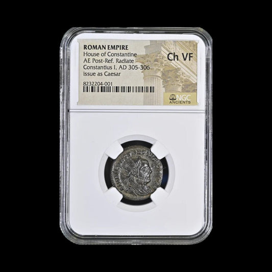 Ancient Roman Coin of Emperor Constantius I Chlorus (Father of Constantine the Great, c. AD 300) - Kinzer Coins