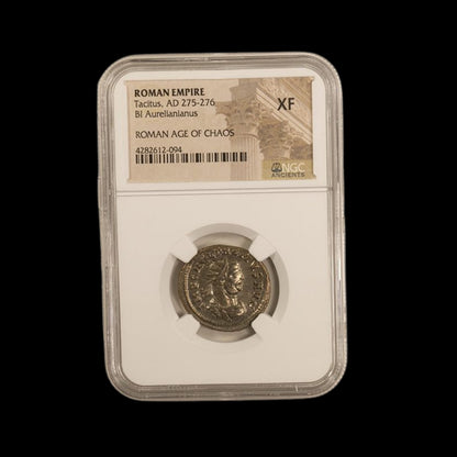 Ancient Roman Coin of Emperor Tacitus (Short - Reigned Emperor After Rome’s Crisis) - Kinzer Coins