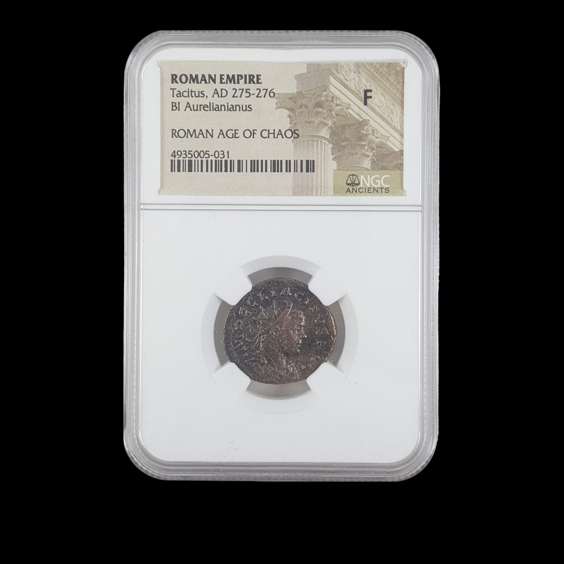 Ancient Roman Coin of Emperor Tacitus (Short - Reigned Emperor After Rome’s Crisis) - Kinzer Coins