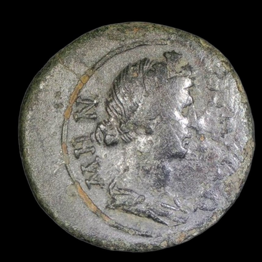 Ancient Roman Provincial Bronze Coin from Pergamum (Ancient City of Asia Minor) - Kinzer Coins