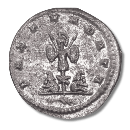Ancient Roman Silver Coin of Emperor Gallienus (Defender of the Empire in a Time of Chaos) - Kinzer Coins
