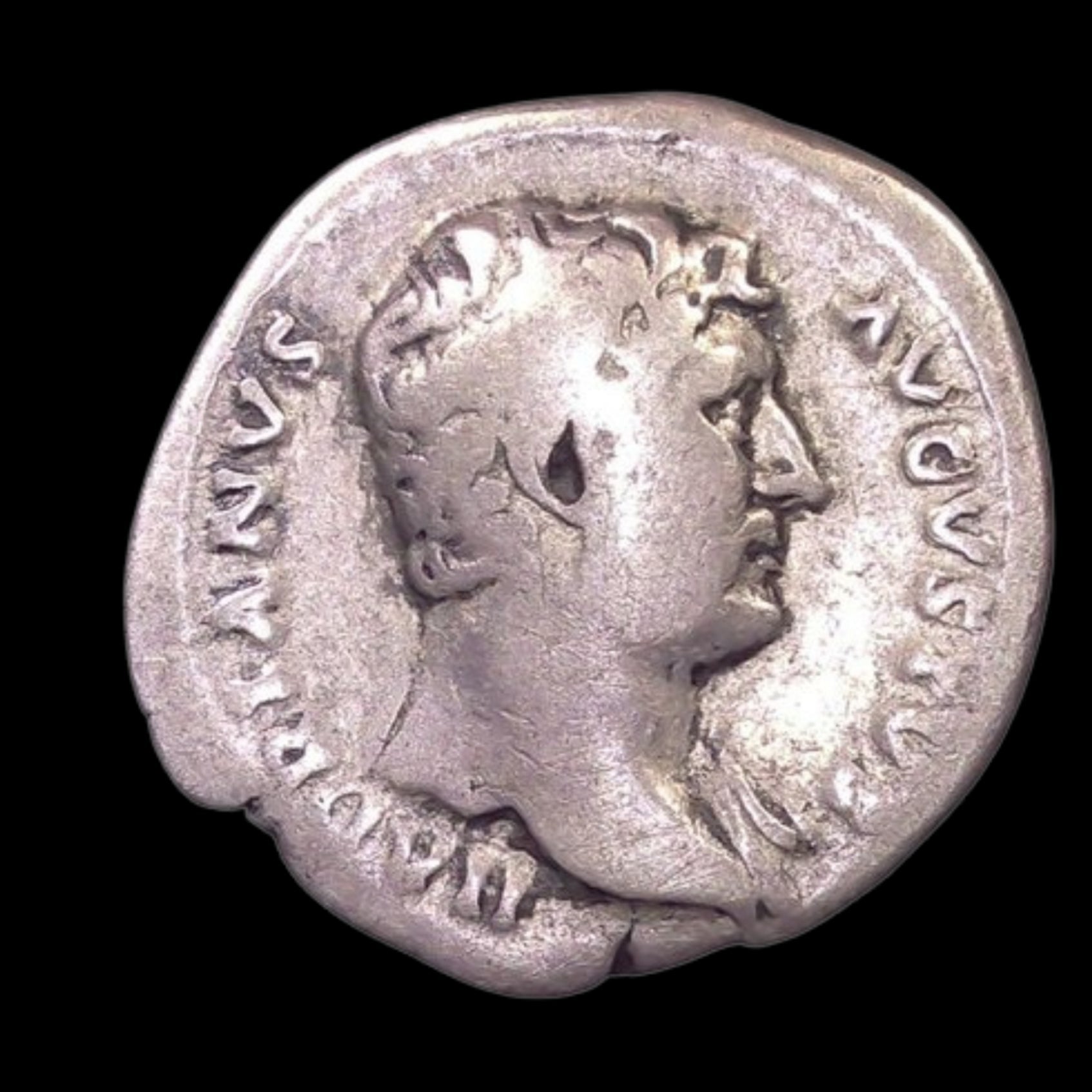 Ancient Roman Silver Coin of Emperor Hadrian (Architect of Rome’s Golden Age) - Kinzer Coins